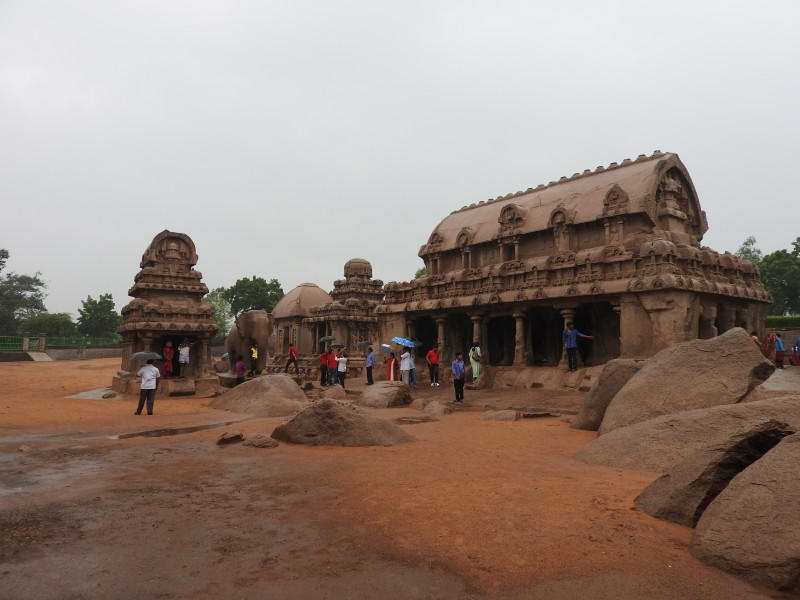 06 MAHABALIPURAM Five Ratha Temples (templi sulla spiaggia)